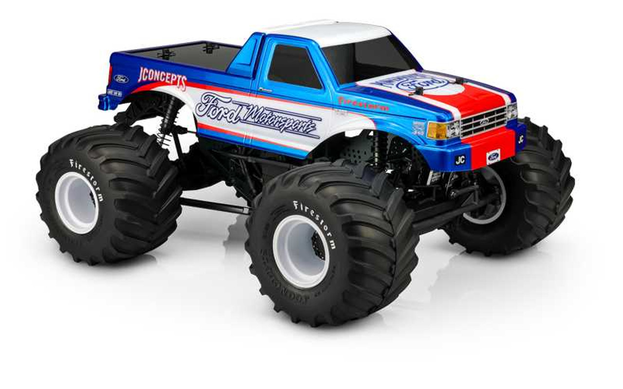 JConcepts 1989 Ford F-250 Monster Truck Body with Racerback