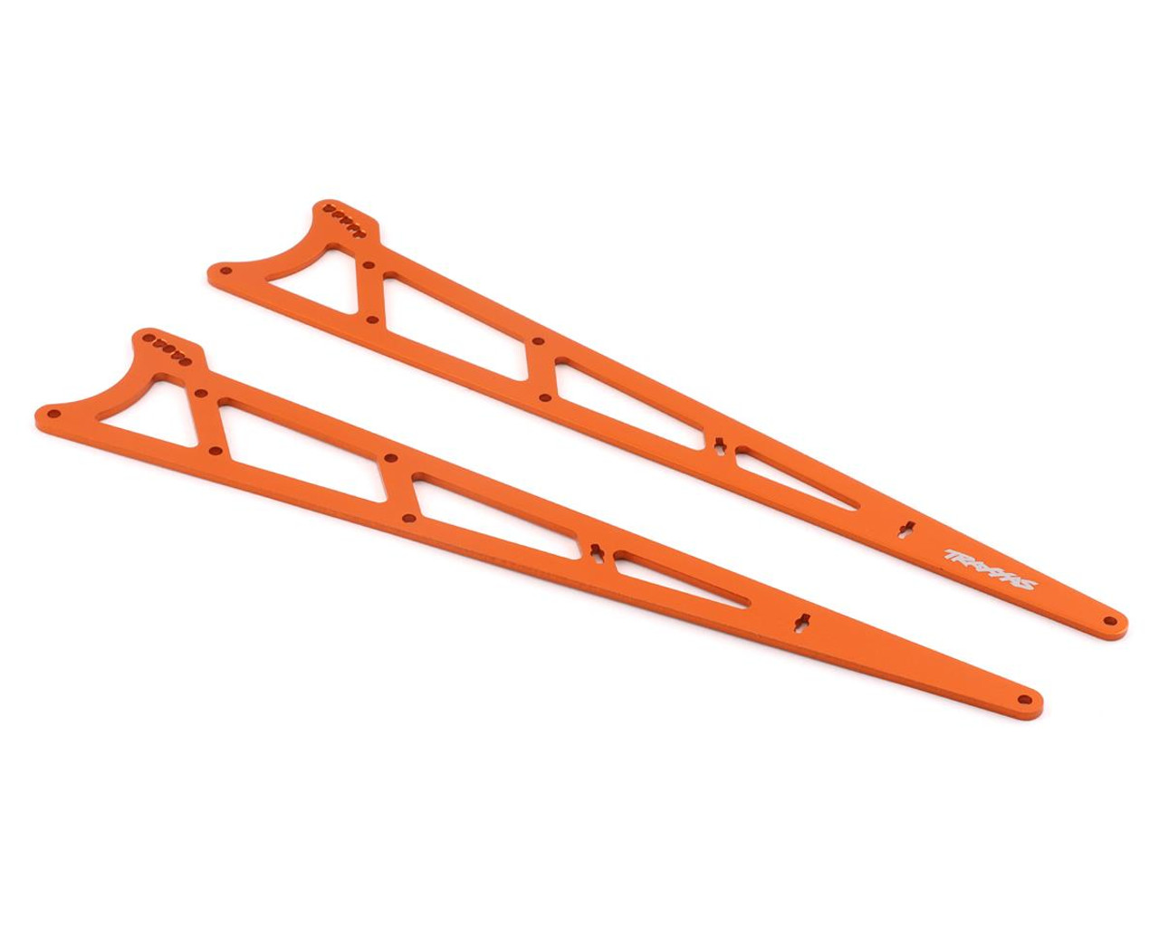 Traxxas 9462A Aluminum Wheelie Bar Side Plates, Orange