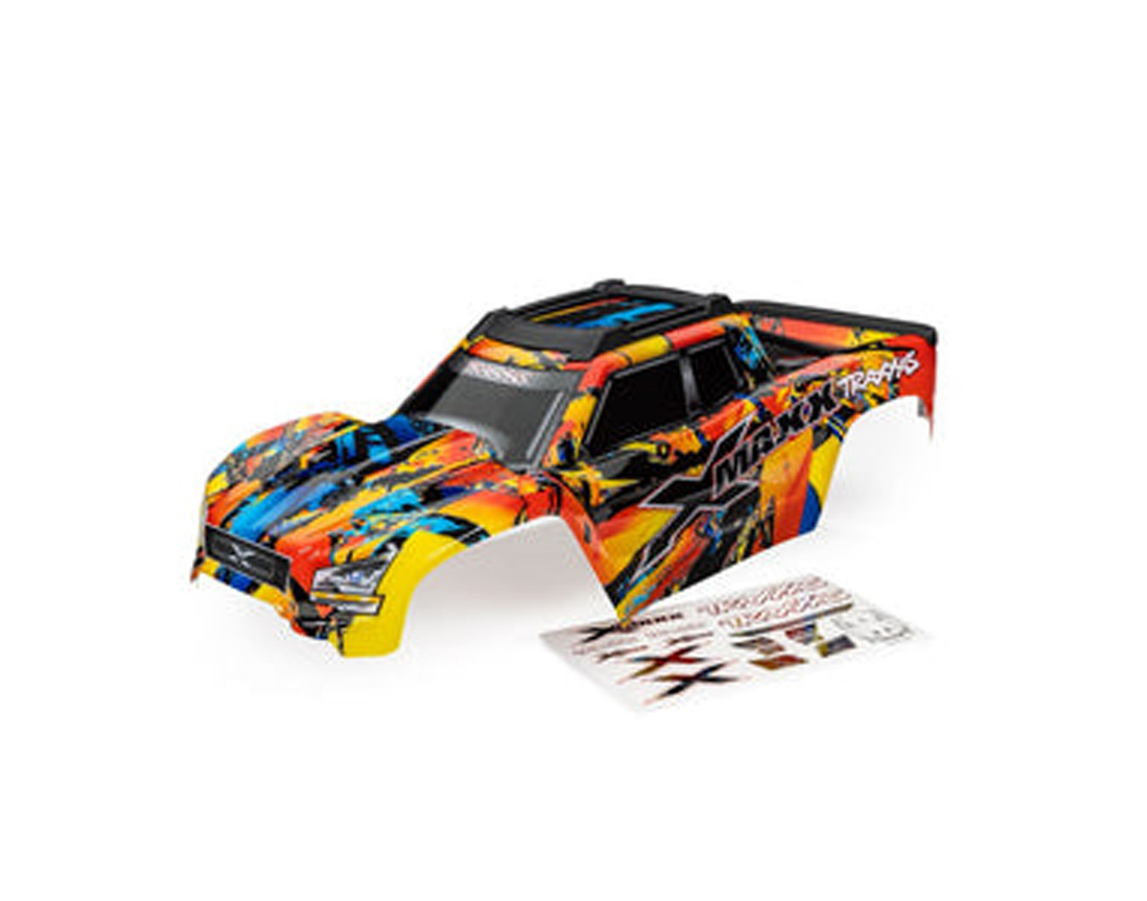 Traxxas 7811X Solar Flare X-Maxx Body - Small Addictions RC