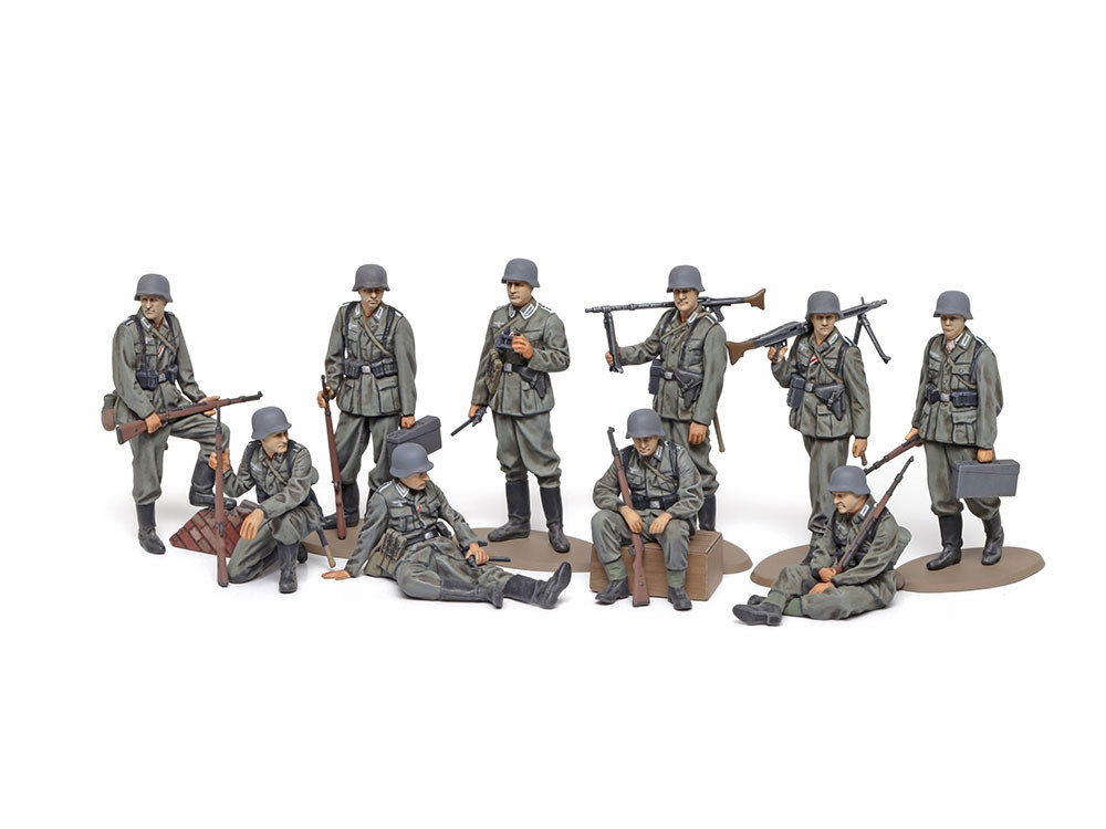 Pansement Allemand TAMIYA 32602 Soldados De La Wehrmacht, Maquetas