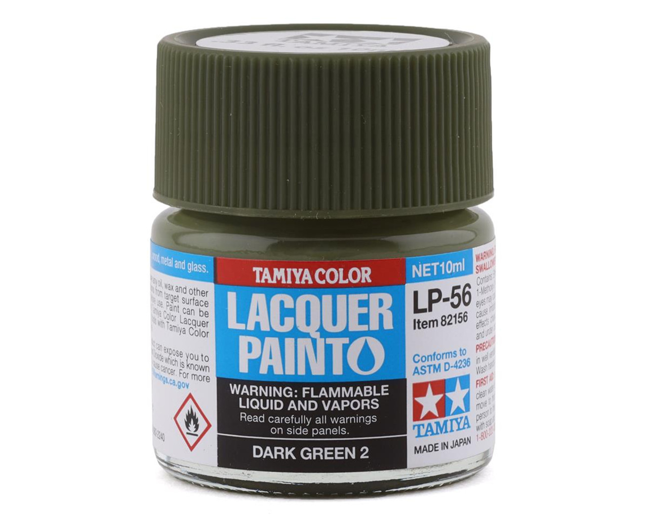 Tamiya 82156 Lacquer Paint LP-56 Dark Green 2 10ml Bottle
