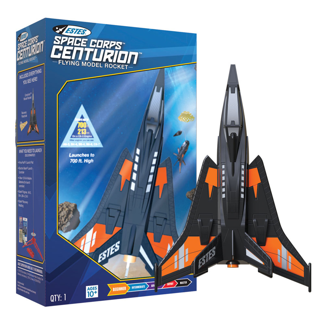 Estes 7291 Space Corps Centurion, Rocket Only, Beginner