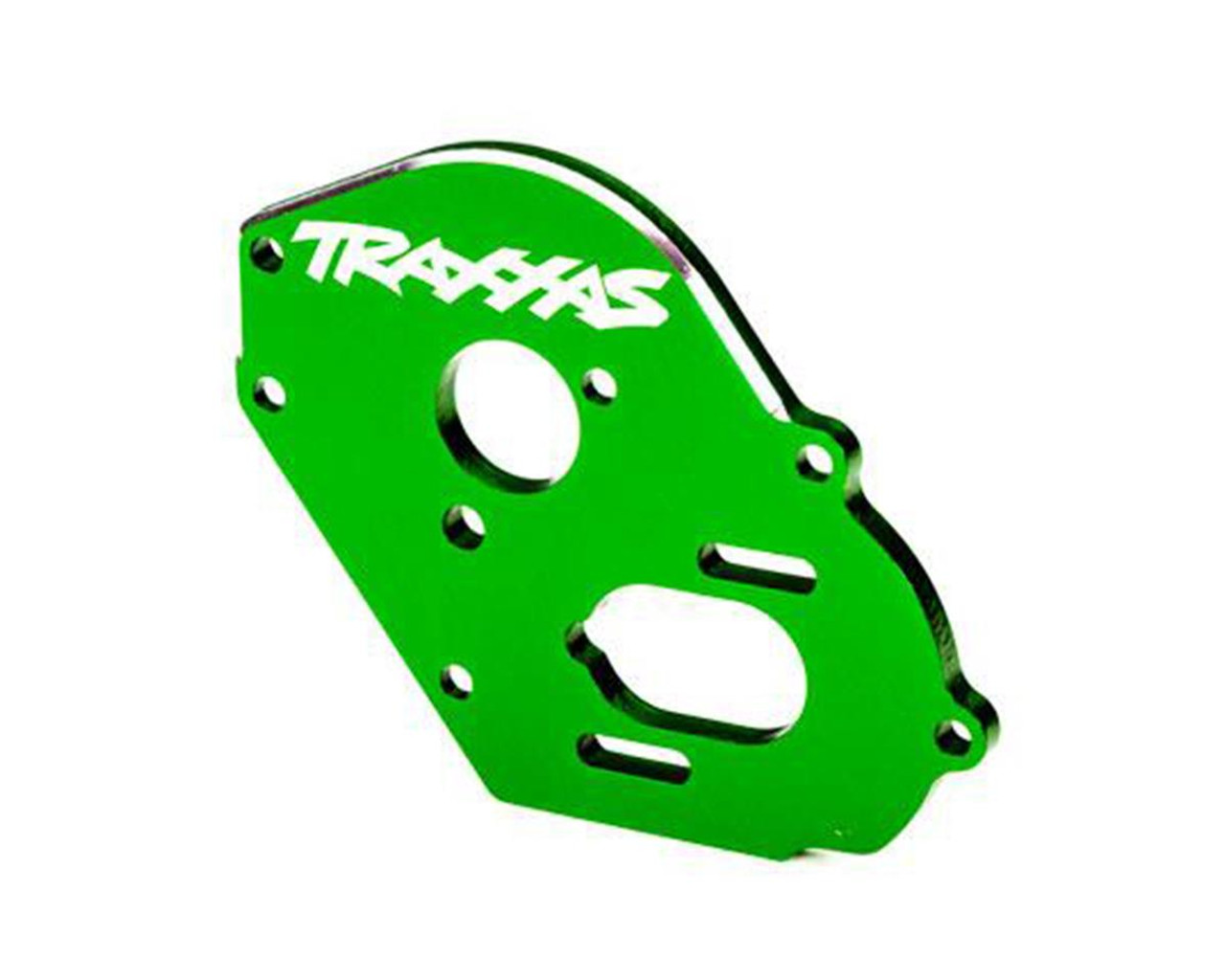 Traxxas 9490A Green Aluminum Motor Plate 4mm, Drag Slash