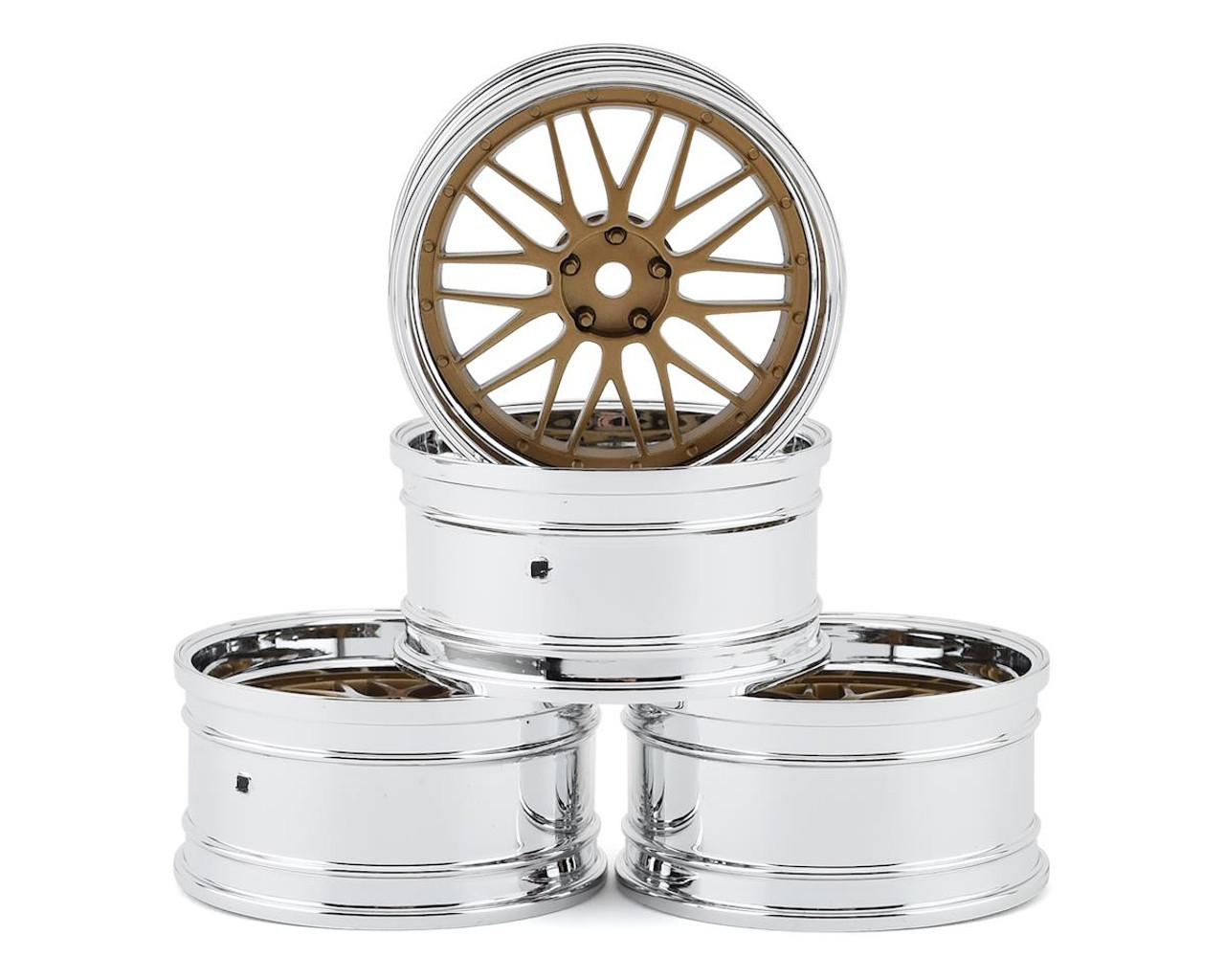 MST S-GD LM Wheel Set (Gold) (4) (Offset Changeable)