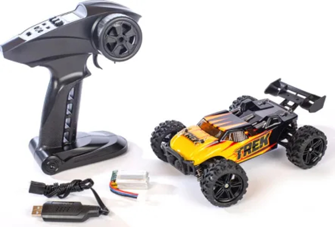 Rage RC Mini Trek 1/24 RTR Truggy - Yellow