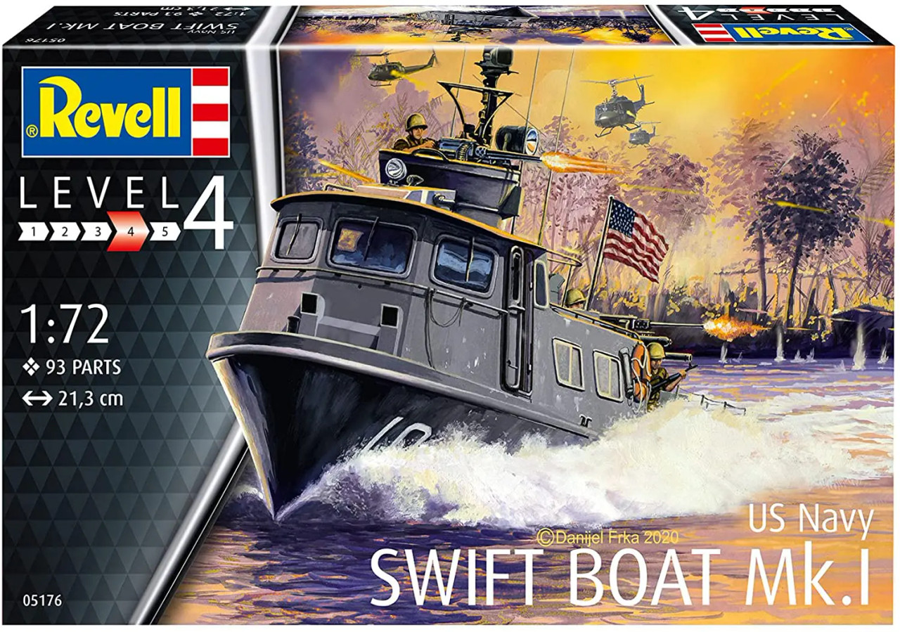Revell 850321 1/72 US Navy Swift Boat MK.I Model Kit - Small