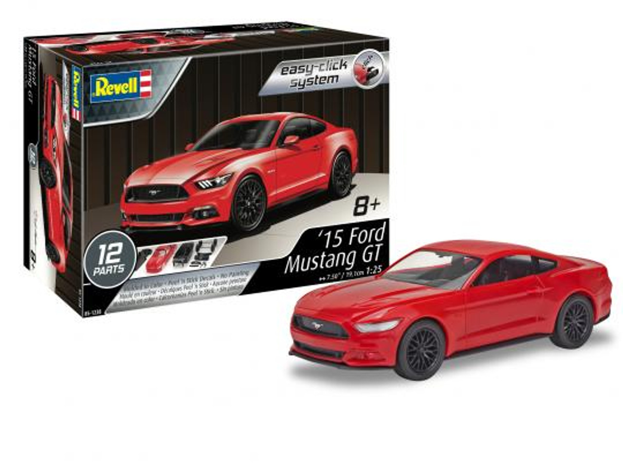 Revell 851238 1:25 2015 Ford Mustang GT Model Kit - Small Addictions RC