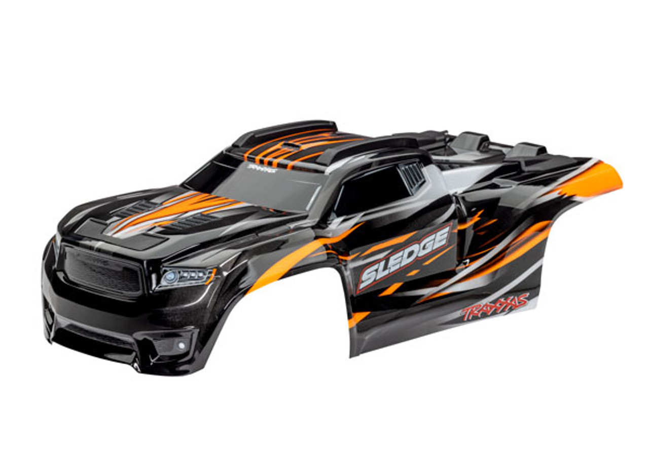 Traxxas 9511T Orange Sledge Body, Complete (TRA9511T)