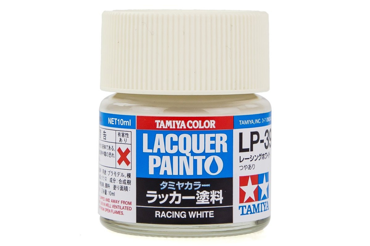 Tamiya 82139 Lacquer Paint LP-39 Racing White 10ml Bottle