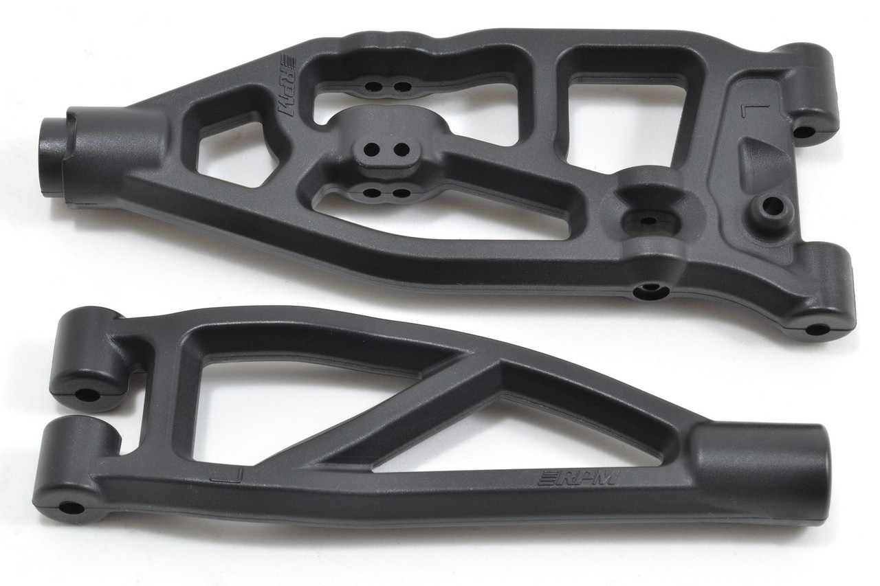 RPM 81572 Front Left Upper & Lower A-arms, Black, Arrma