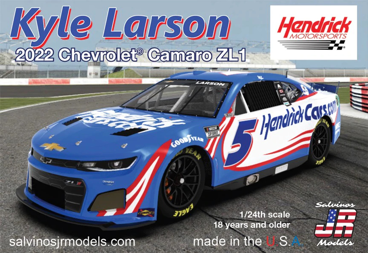 Salvinos JR Hendrick Motorsports 2022 Chevrolet Camaro Kyle Larson #5 Model Kit