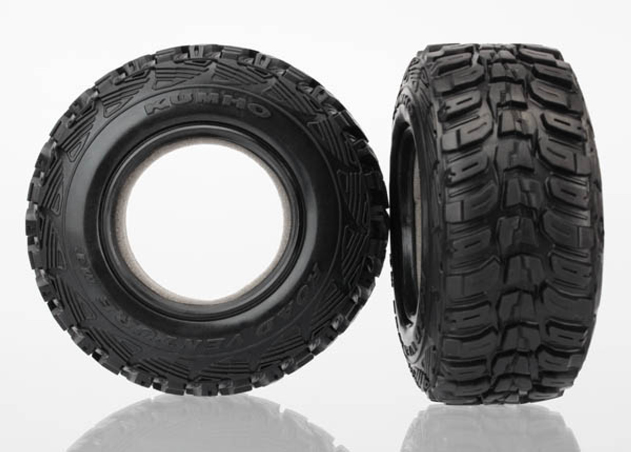 Traxxas 6870 Kumho Tires (dual profile 4.3x1.7- 2.2/3.0') (2)/ foam inserts (2)