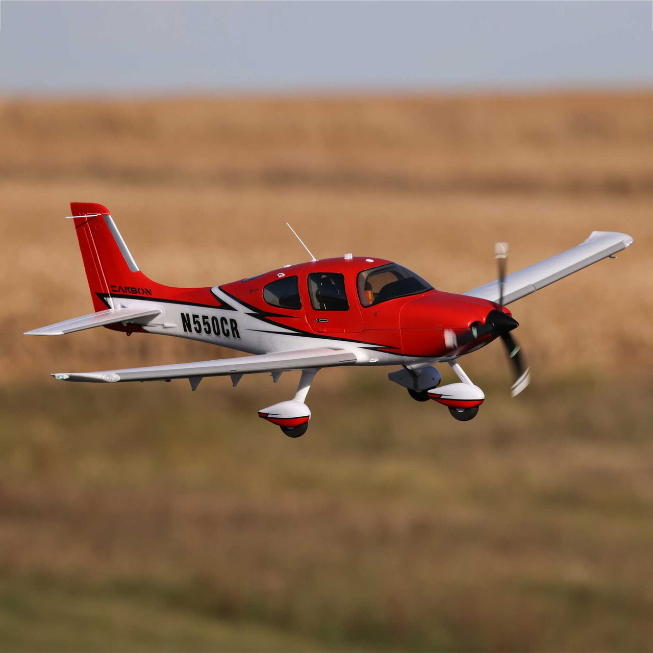 Eflite Cirrus SR22T Red 1.5m BNF Basic