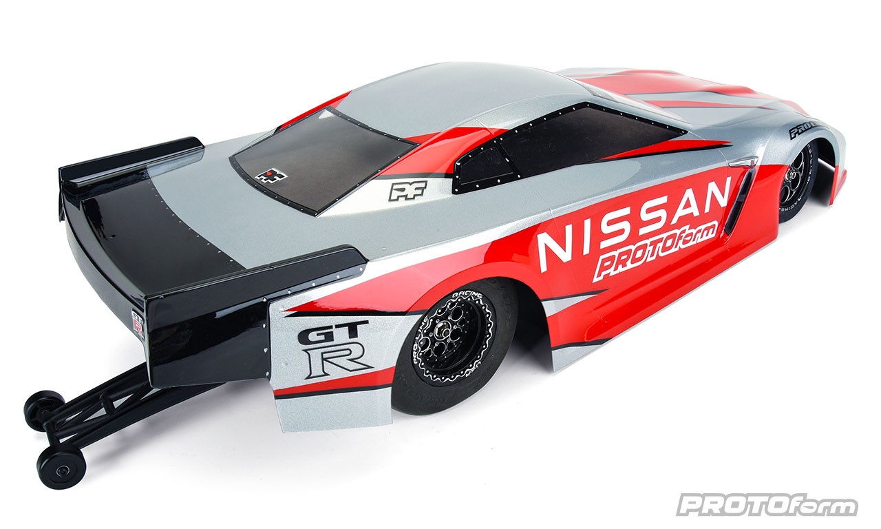 Protoform 1585-00 1/10 Nissan GT-R R35 Clr Body: Losi 22S Drag Car