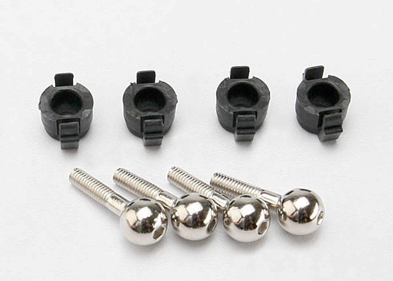 Traxxas 7033 Pivot Balls w/Pivot Ball Caps (4)