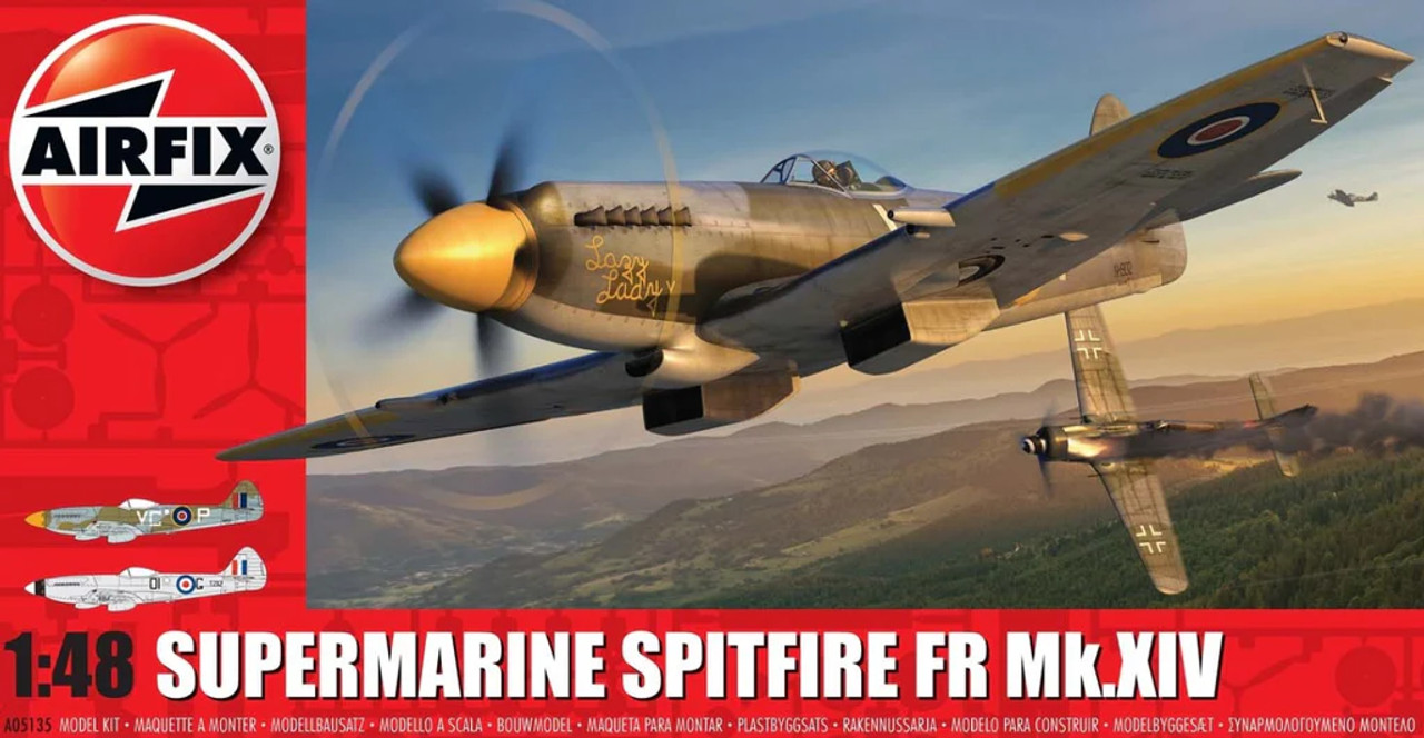 Airfix 5135 1/48 Supermarine Spitfire XIV Aircraft Model Kit