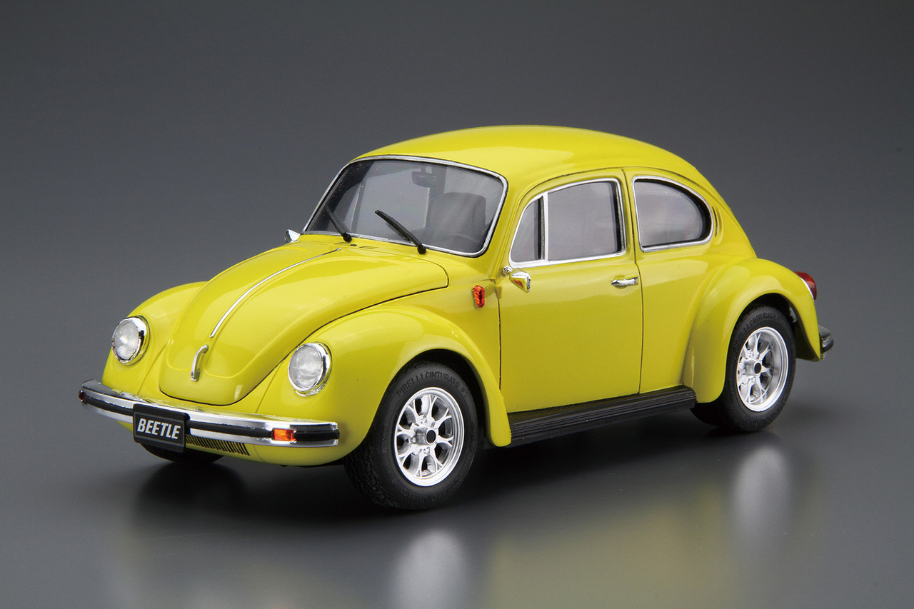 Aoshima 61305 1/24 1973 VW Beetle Model 1303S Hardtop Model Kit