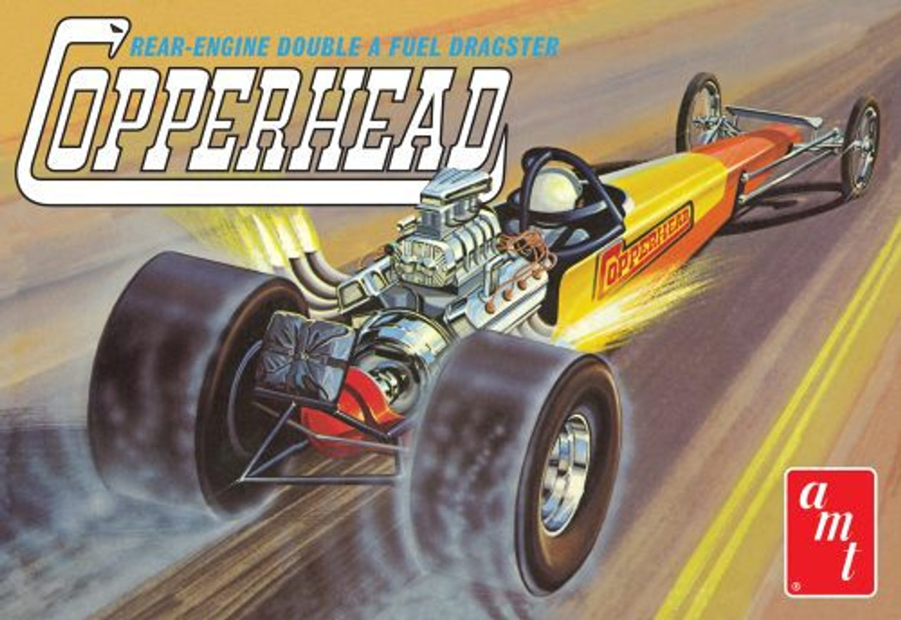 AMT 1282 Copperhead Rear-Engine Dragster 1:25 Model Kit