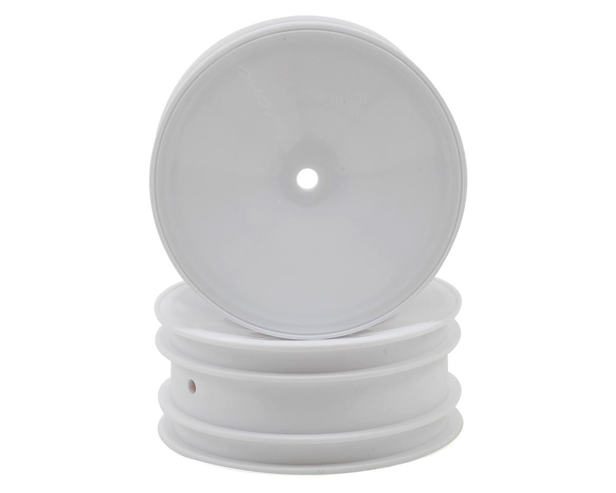 Yokomo 12mm Hex 2WD Front Buggy Wheels (White) (2) (YZ-2/B-MAX2