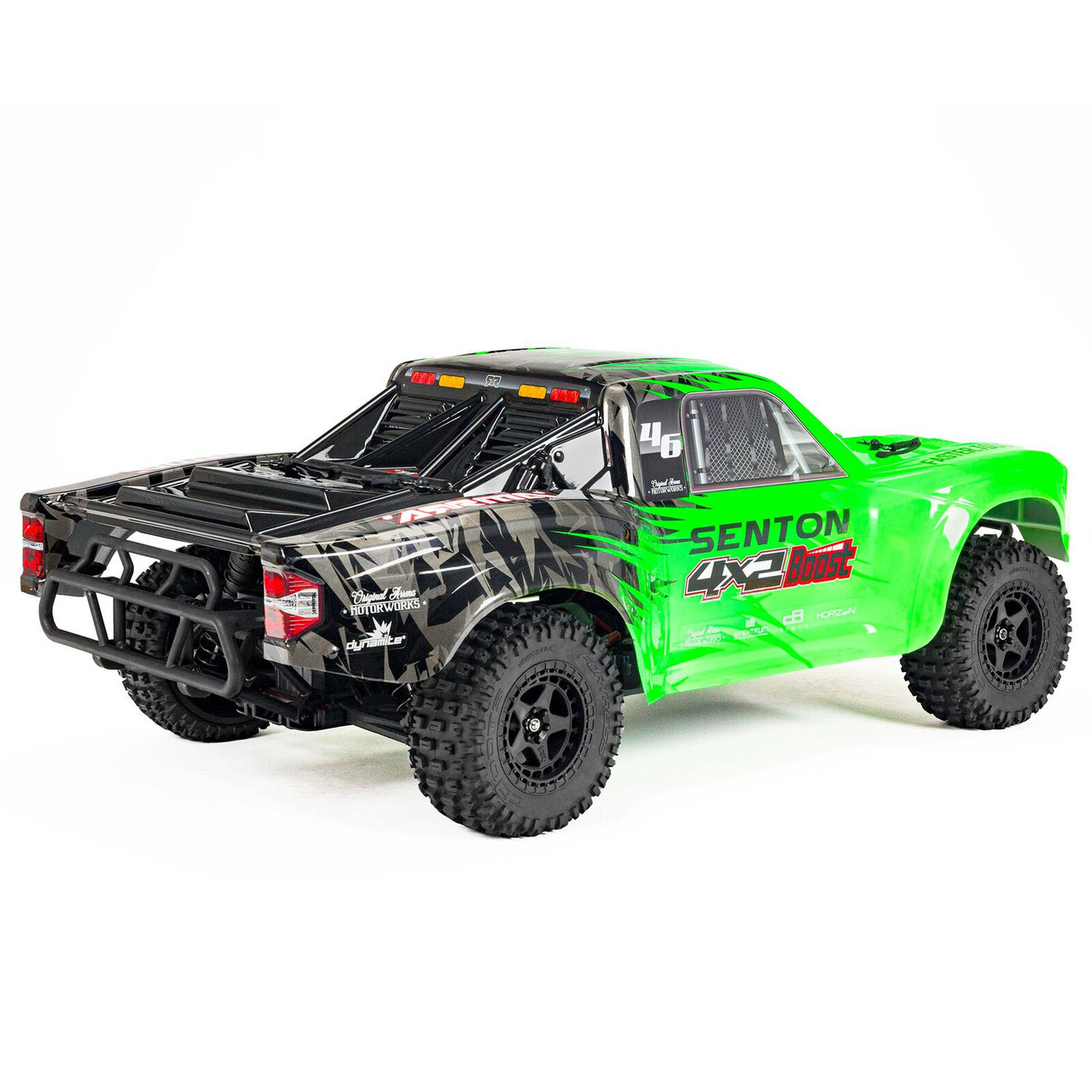 Arrma 1/10 SENTON 4X2 BOOST MEGA 550 Brushed Short Course Truck RTR with Battery & Charger, Green