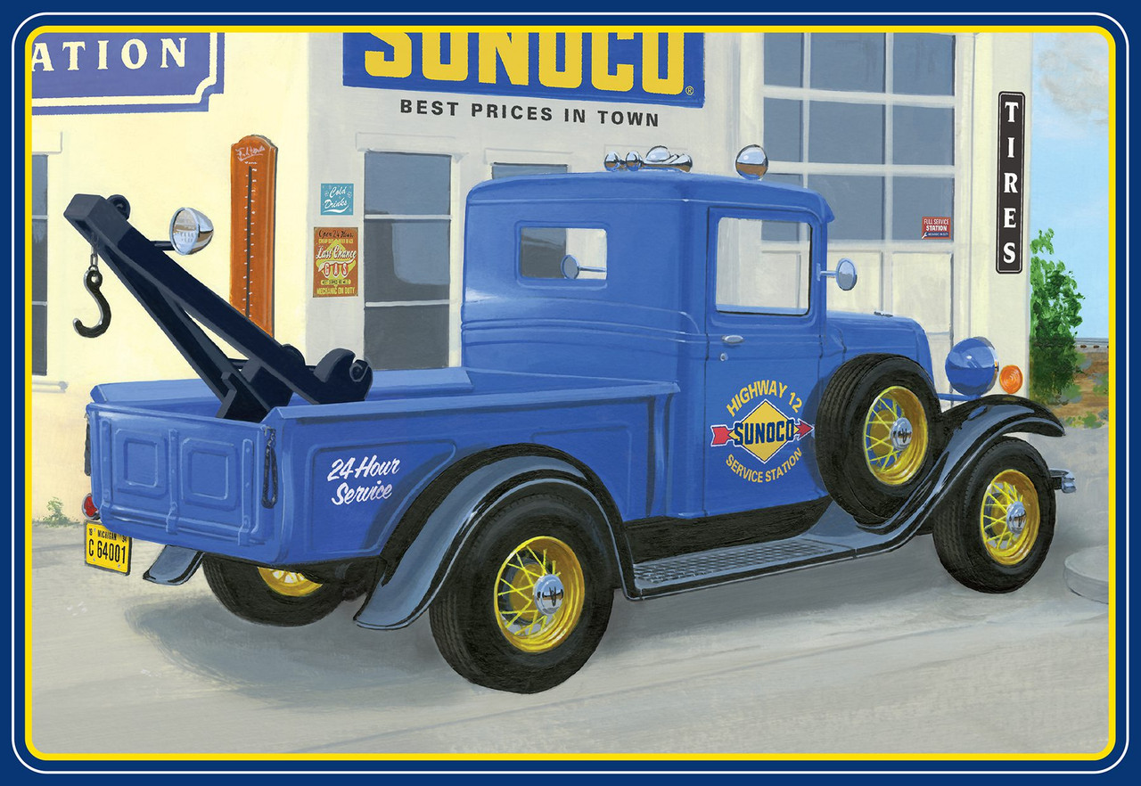 AMT 1289 1934 Ford Pickup Sunoco 1:25 Model Kit