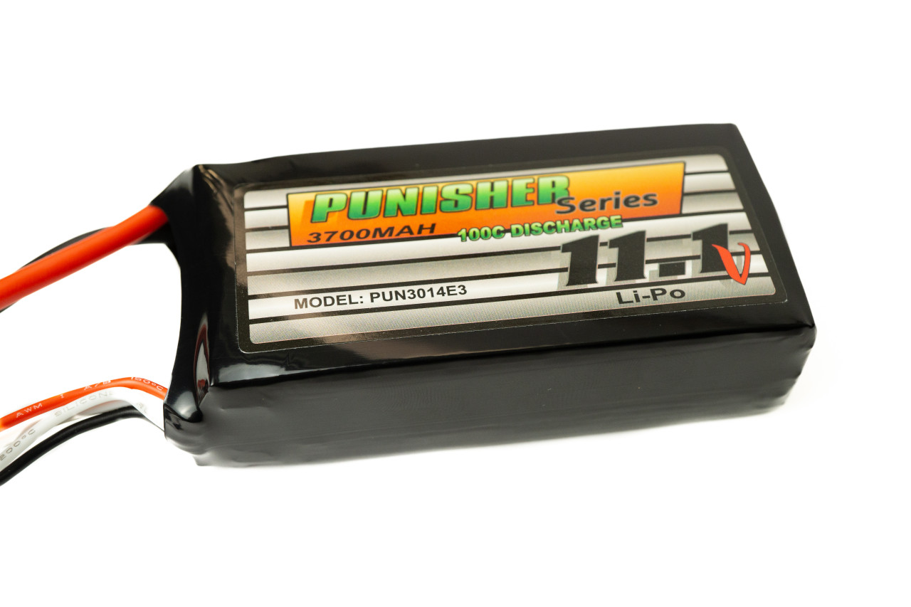 "Punisher Series" 3700/100C 3cell Lipo (Soft Shorty) (EC3) 