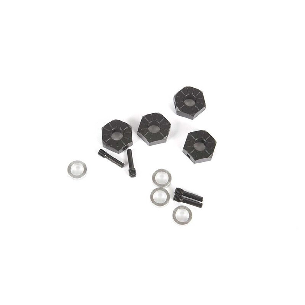 Axial 232018 12mm Hex, Screw Shaft & Spacer (4): UTB