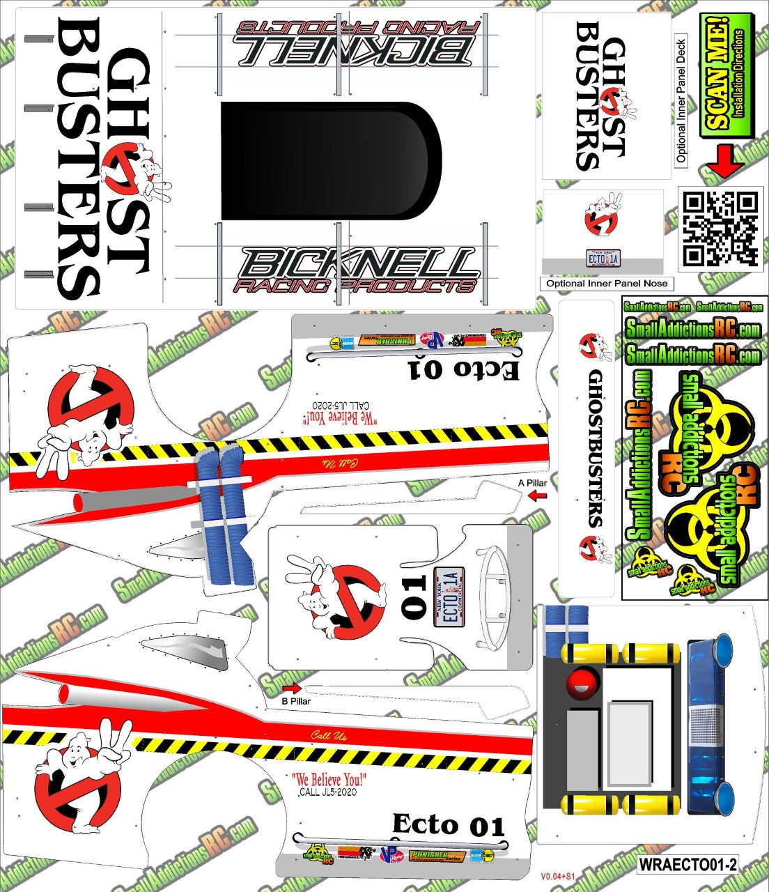 Wrap Addicts #01 Ghostbusters 2 ECTO 01 MudBoss Wrap