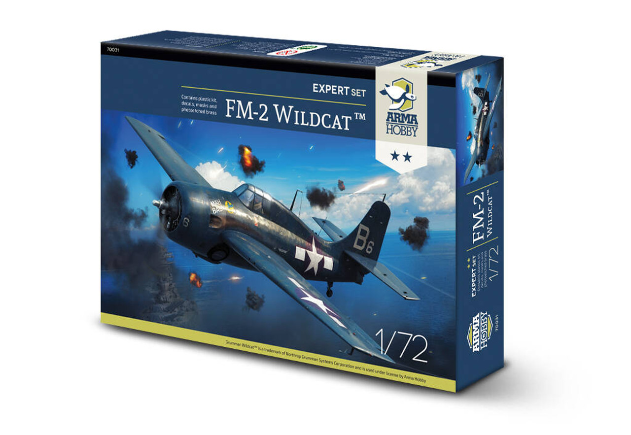 Arma Hobby 1/72 FM-2 Wildcat, Expert Set Model Kit