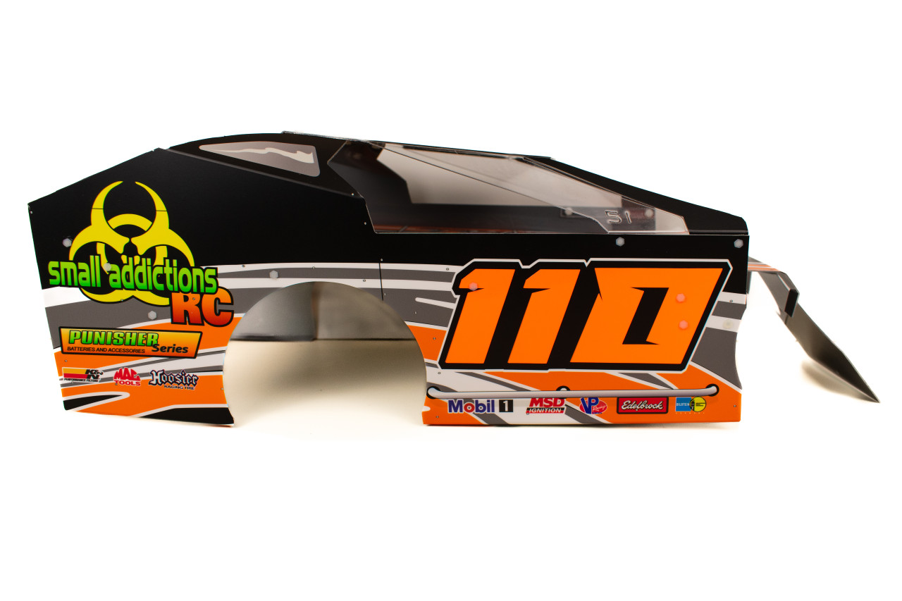 Wrapped Mudboss Body Small Addictions RC Matte Finish #110