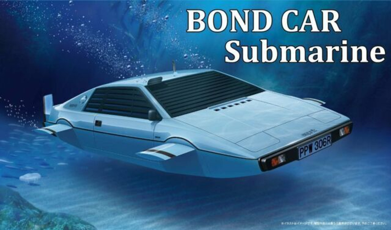 Fujimi 1/24 Lotus Esprit James Bond Car Submarine Model Kit