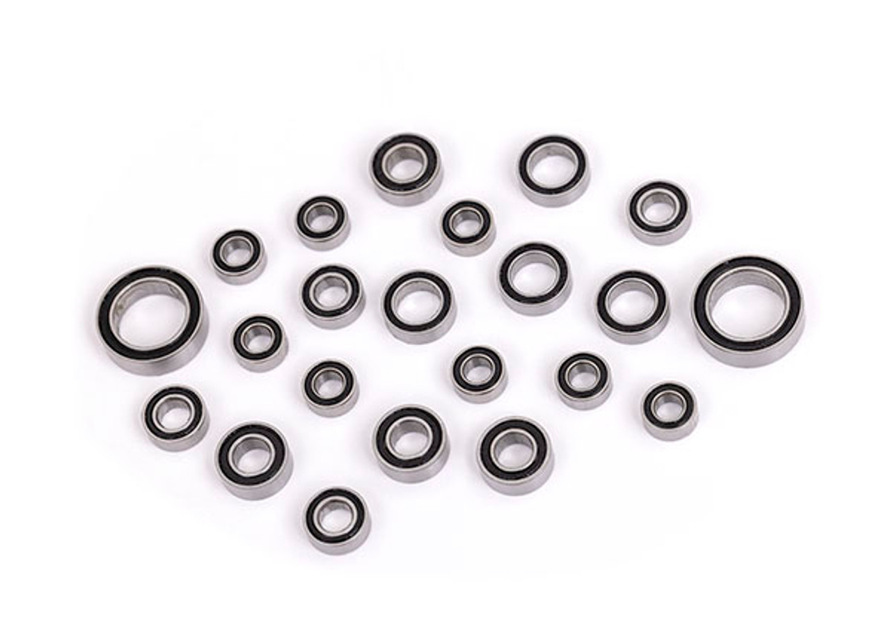 Traxxas 9745X Ball bearing set, black rubber sealed, complete 