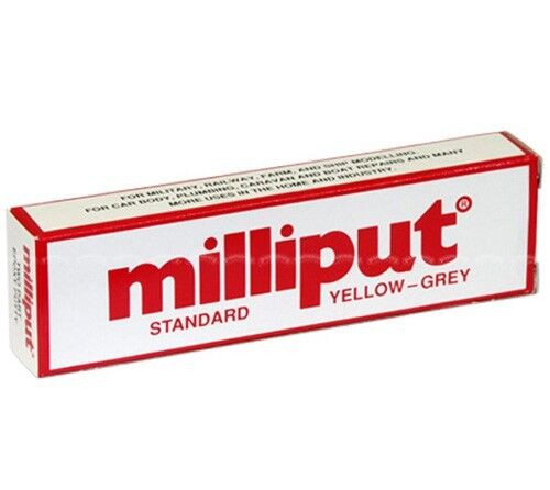Milliput White Epoxy Putty - 2-Pack Superfine Self-Hardening For Models & Repairs