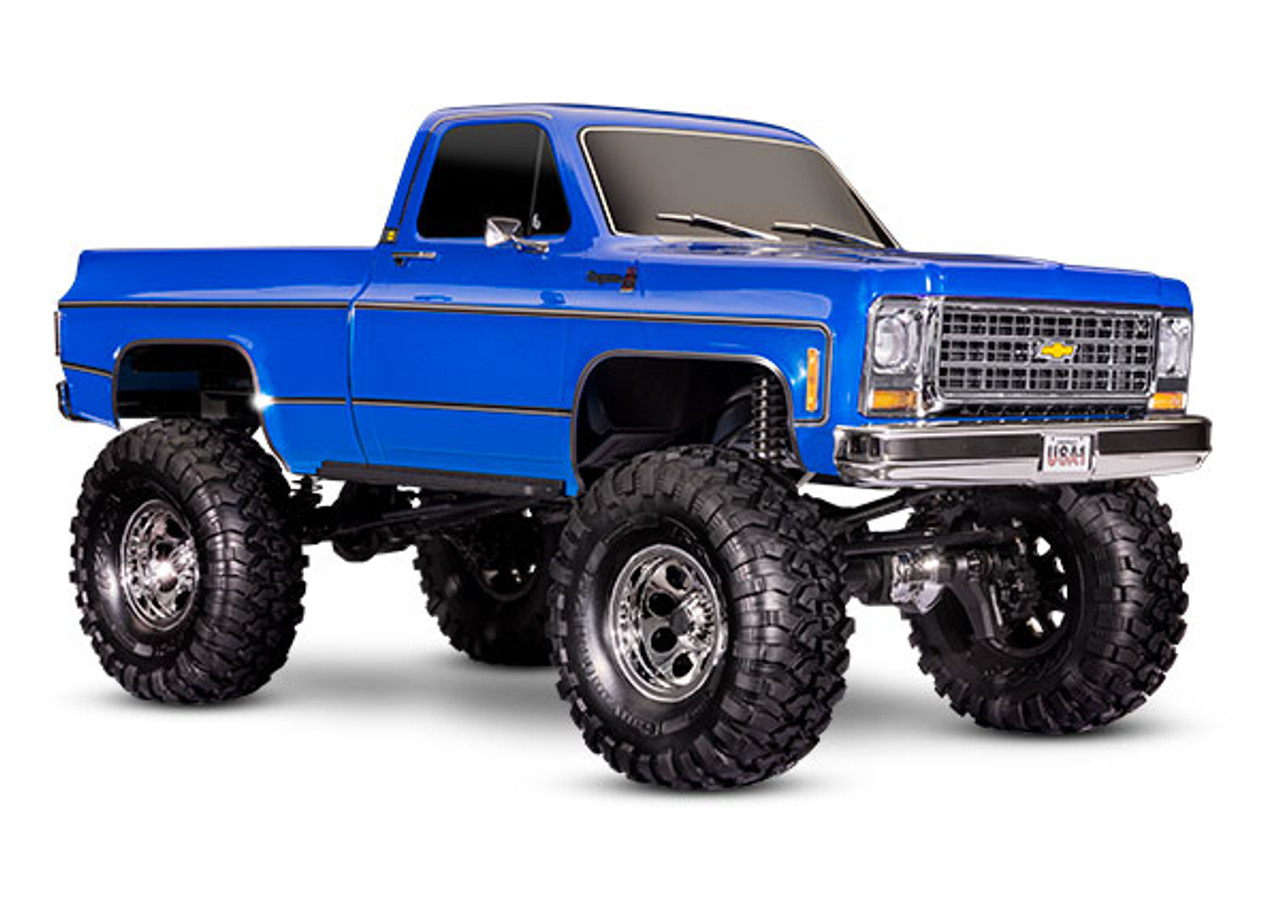 【新色登場】Traxxas TRX-4 Chevrolet K10 各色取り扱い TRX-4 Chevrolet K10 High Trail Edition Metallic Blue - Small
