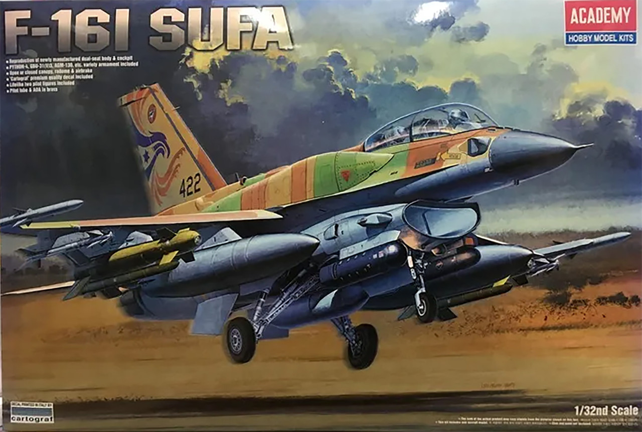 Academy 12105 1:32 F-16I SUFA Model Kit - Small Addictions RC