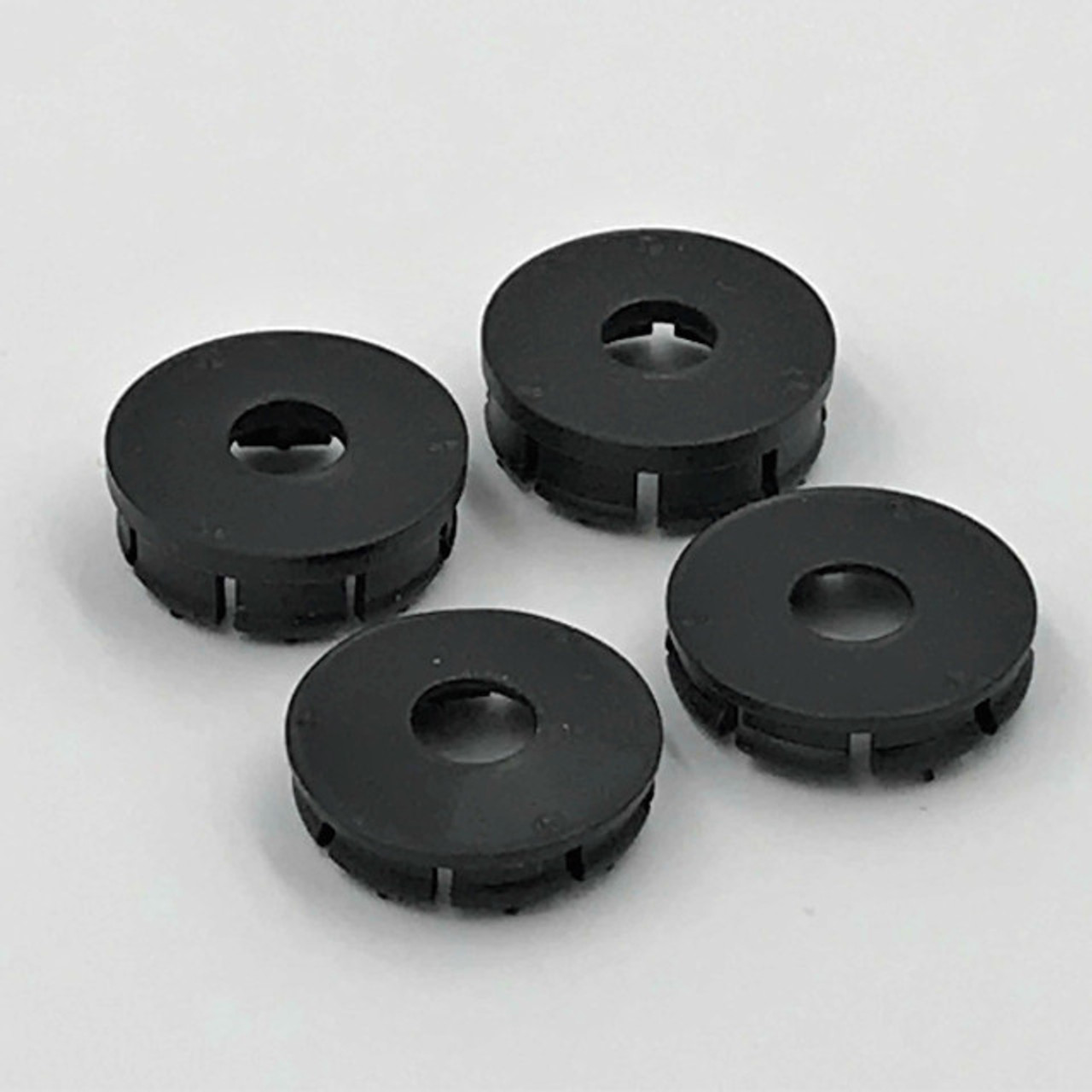 1RC Racing Wheel Covers, Black, 3D Printed, 1/18 Midget