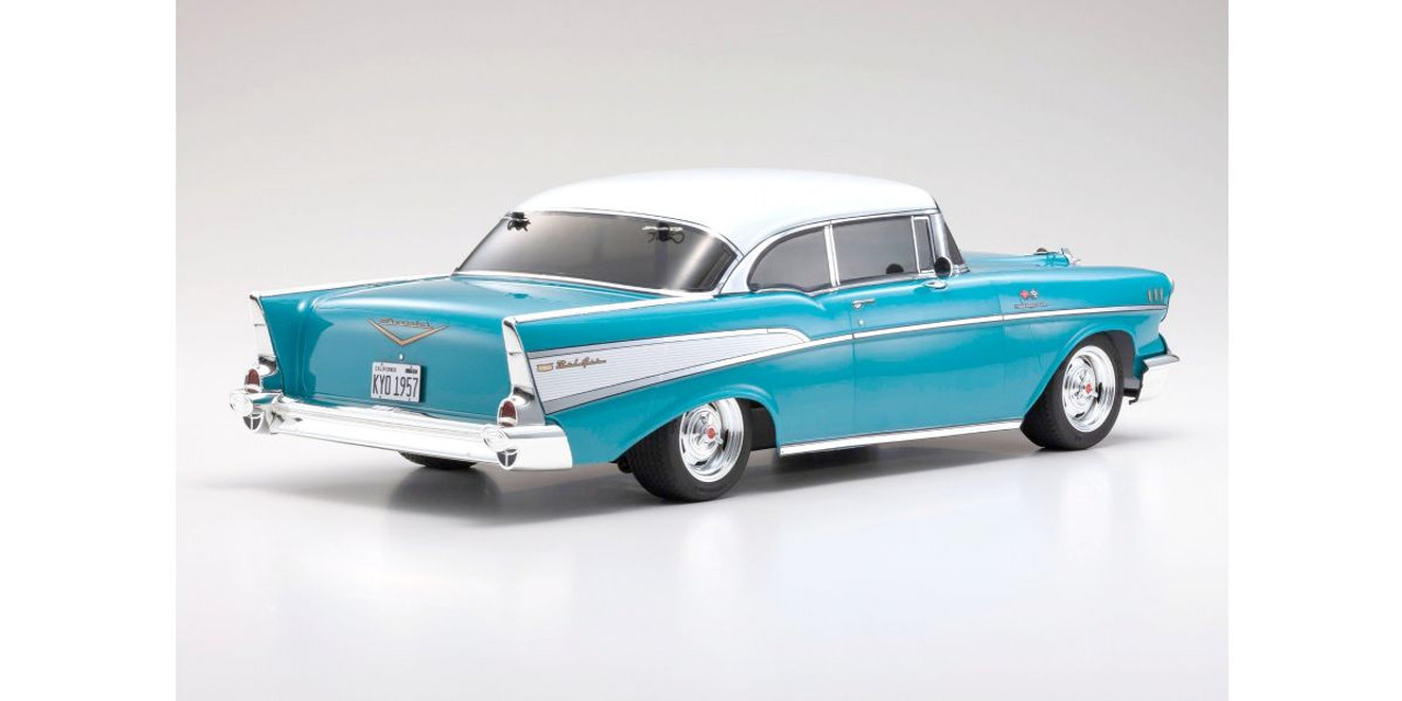 Kyosho 1/10 EP 4WD Fazer Mk2 FZ02L Readyset 1957 Chevy Bel Air Coupe, Tropical Turquoise