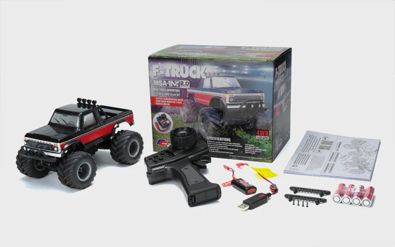 Carisma MSA-1MT 2.0 Spec F-Truck 4WD 1/24 RTR with Battery & Charger