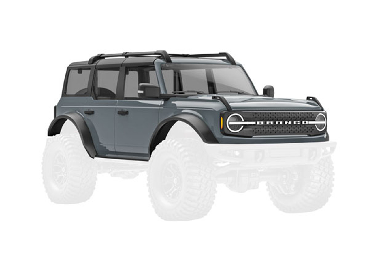 Traxxas 9723-DKGRY - TRX- 4M Body, Ford Bronco, complete, dark gray 