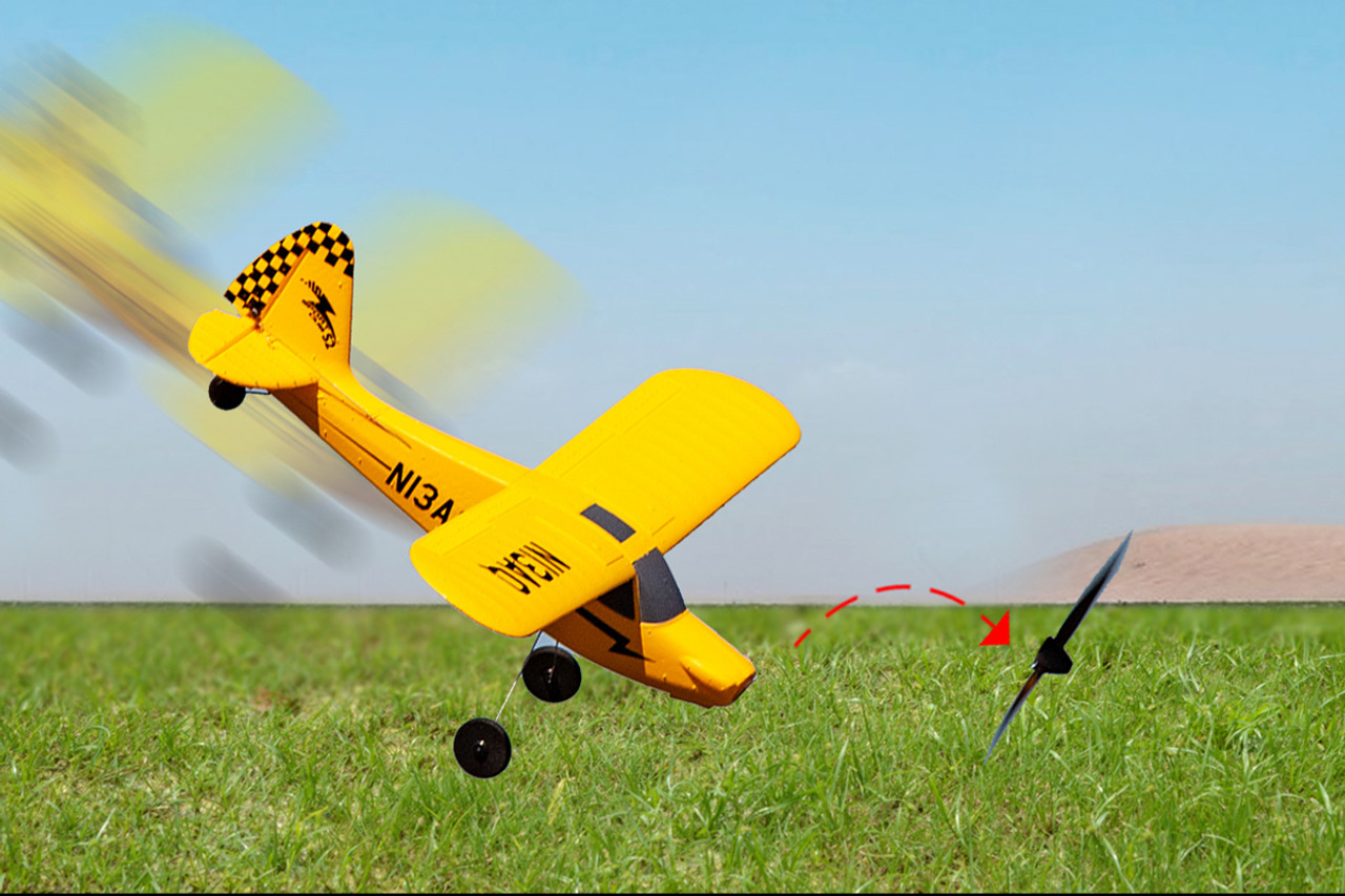 Rage RC Micro Sport Cub 400 3-Channel RTF Airplane with PASS System