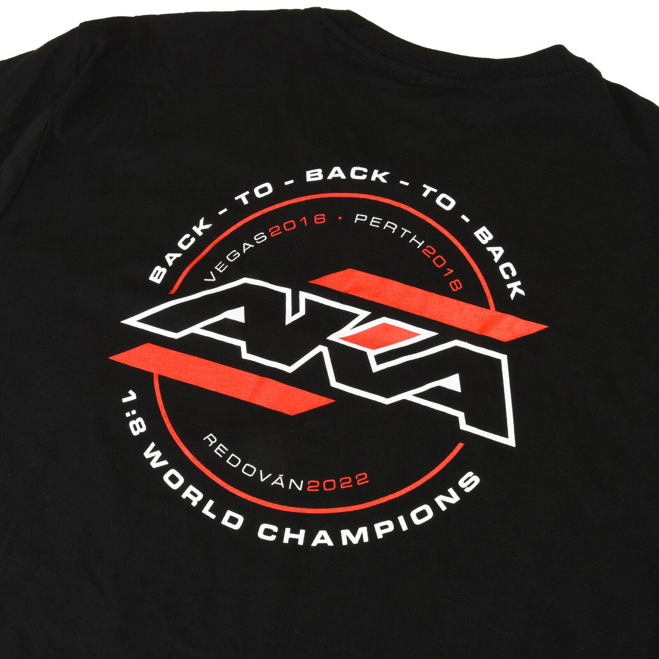 AKA 3-Time World Champion Black T-Shirt, Large