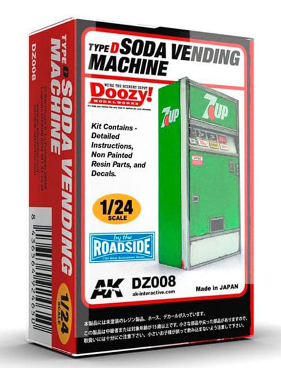 Doozy 1/24 Soda Vending Machine / Type D Model Kit