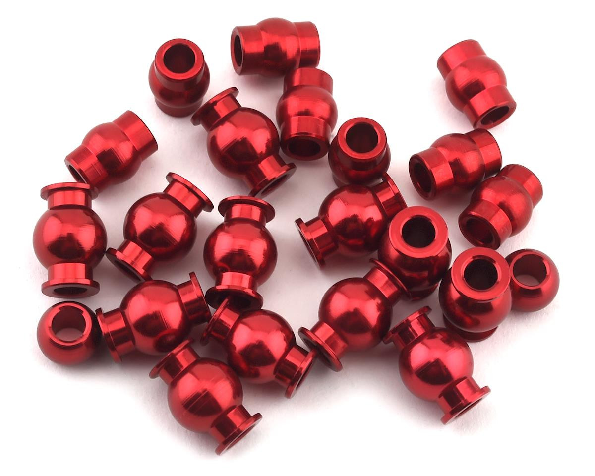 CRAKES 22-teiliges Alu-Pivot-Kugelkopf-Set Für Arrma 1/10 Big Rock, Senton & Granite – CNC-gefertigt, Rot – Upgrade-Ersatzteile