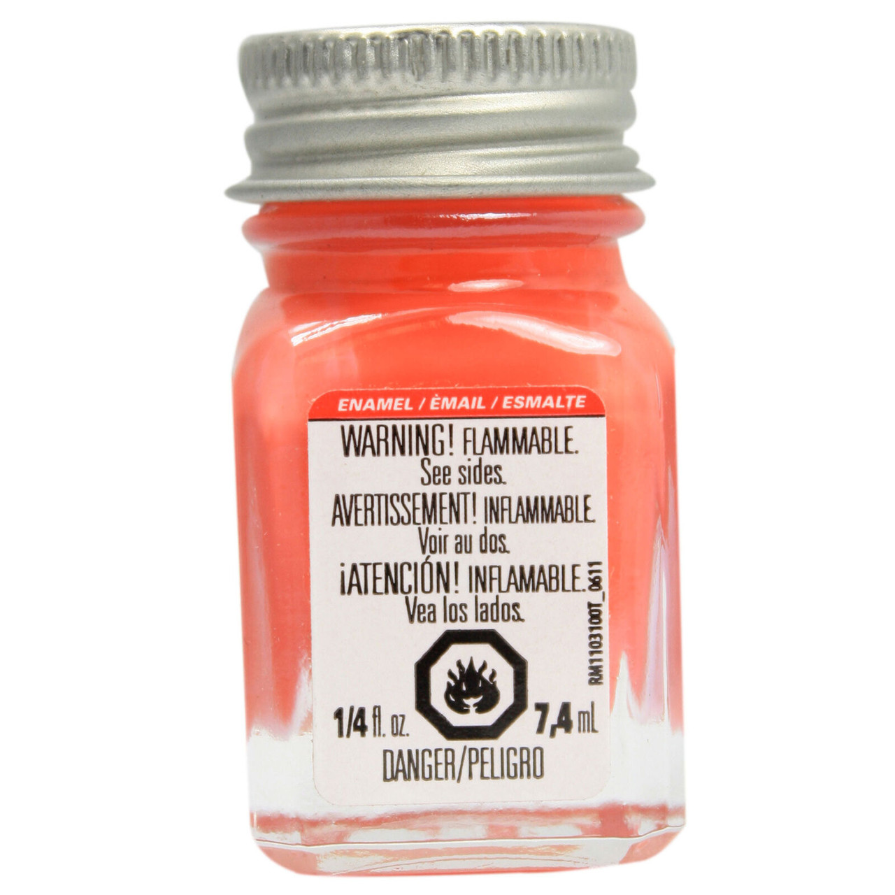 Testors Orange Enamel Paint (1/4oz)