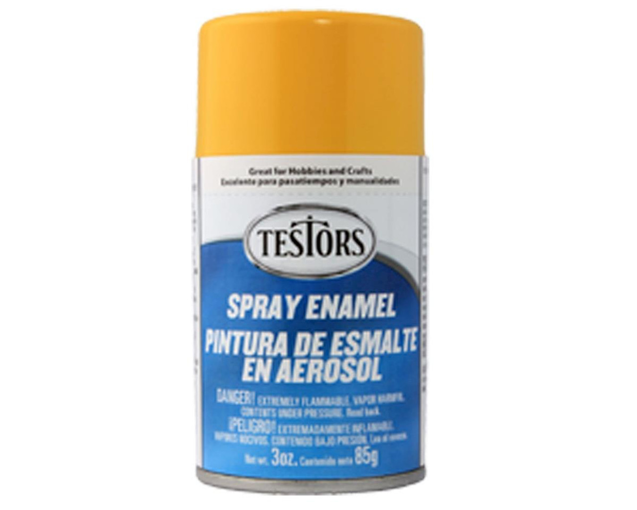 Testors Yellow Enamel Spray Paint 3oz