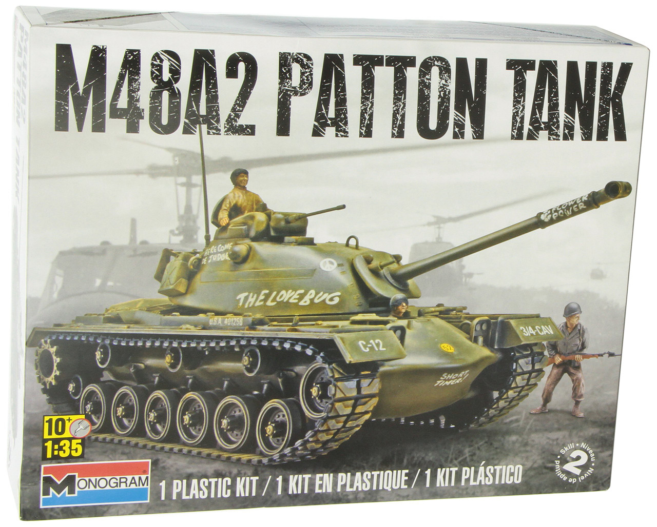 Revell 857853 1/35 M-48 A-2 Patton Tank Model Kit - Small