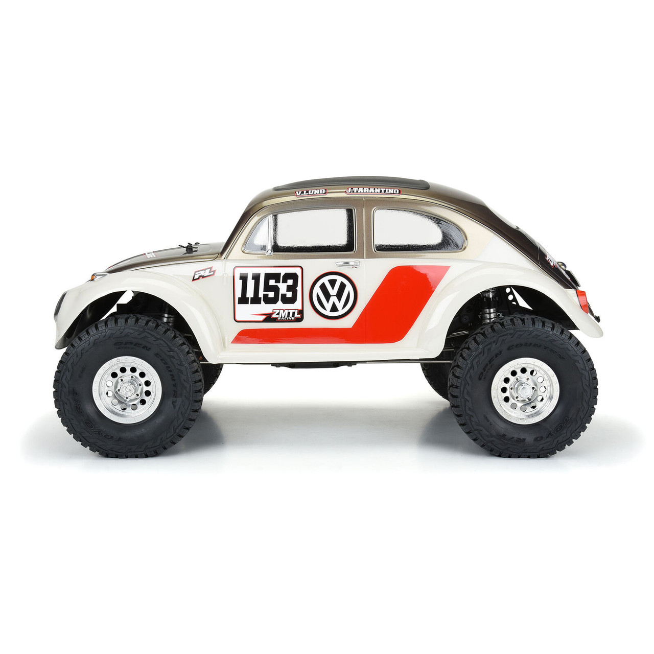 Proline 3595-00 1/10 Volkswagen Beetle Clear Body 12.3" (313mm) Wheelbase Crawlers