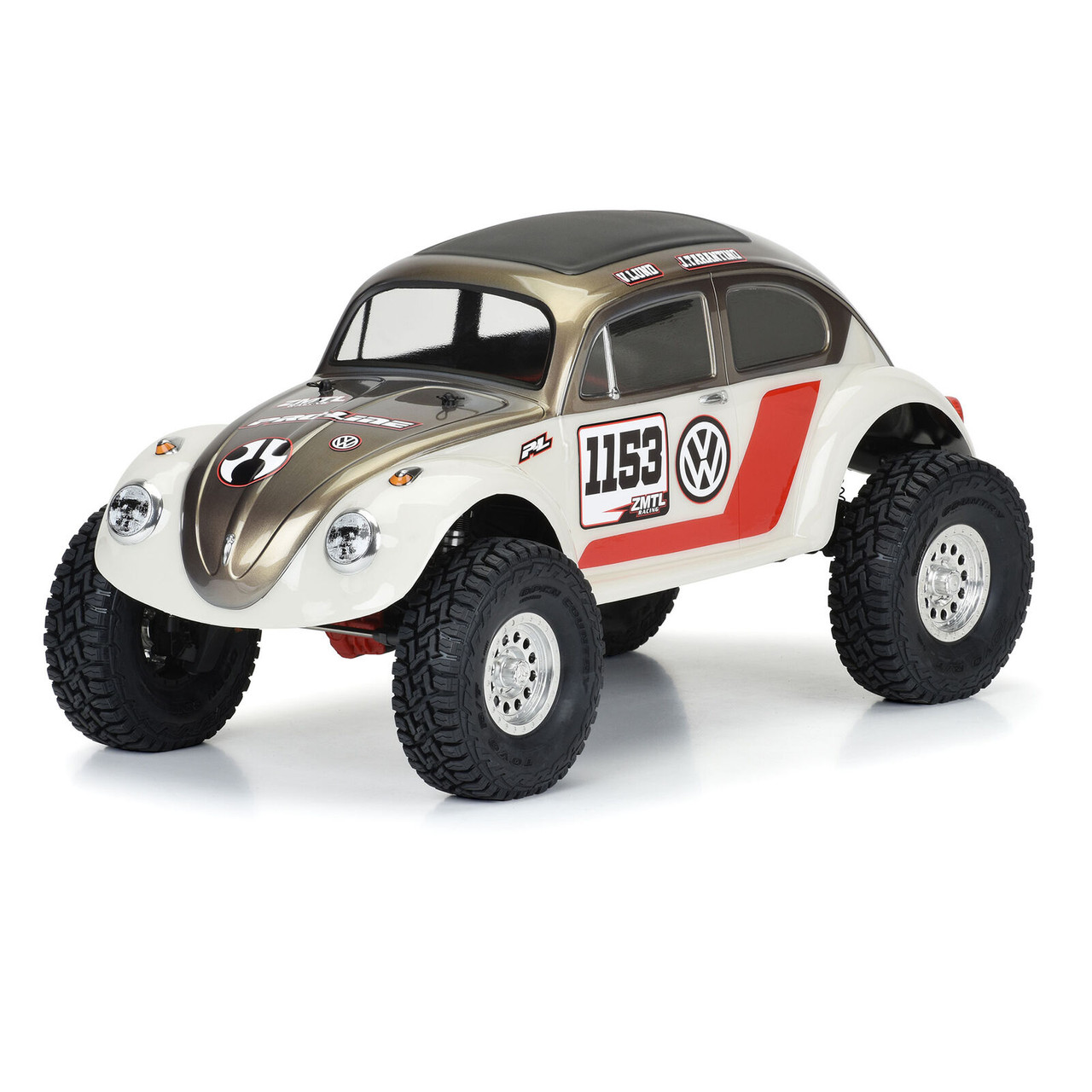 Proline 3595-00 1/10 Volkswagen Beetle Clear Body 12.3" (313mm) Wheelbase Crawlers