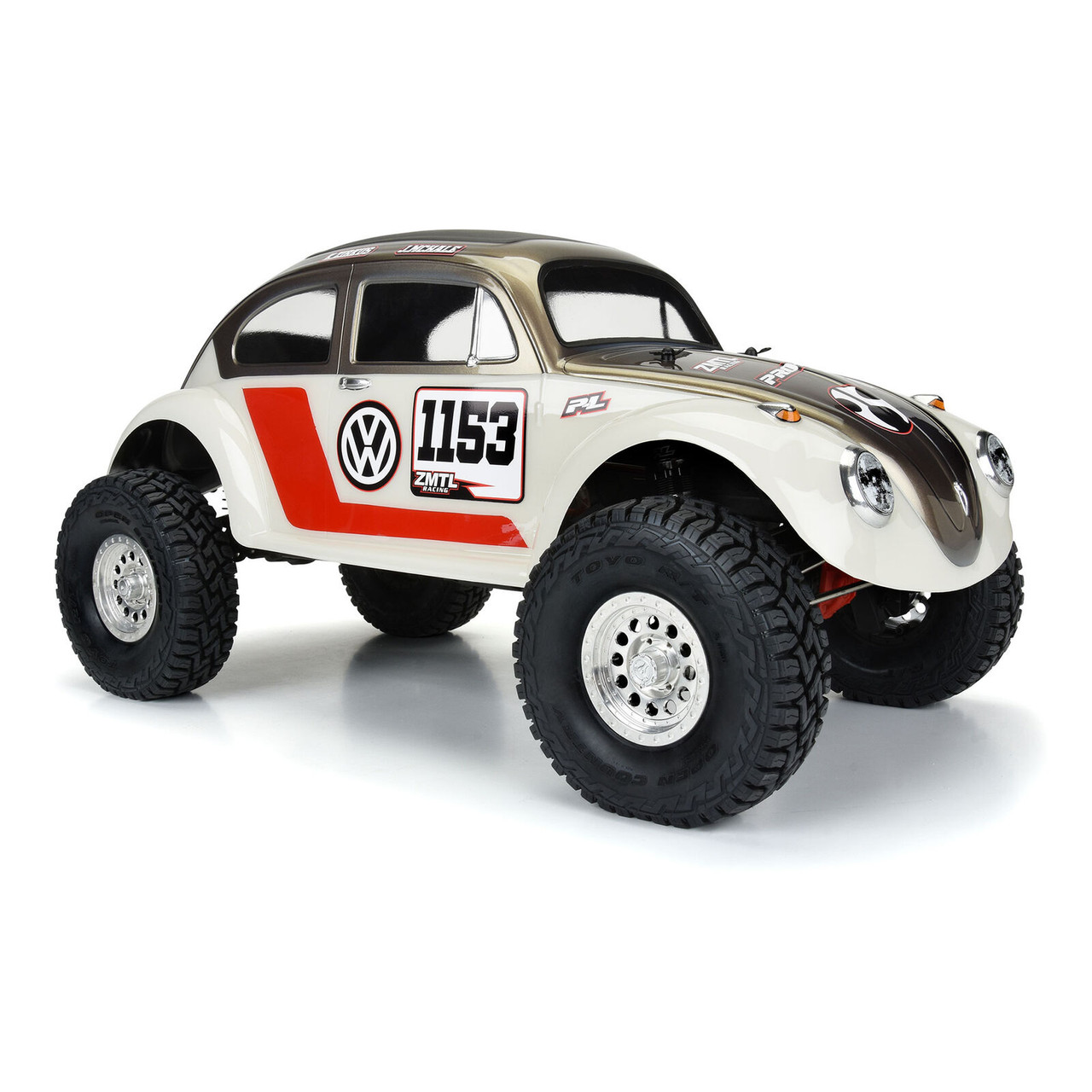 Proline 3595-00 1/10 Volkswagen Beetle Clear Body 12.3" (313mm) Wheelbase Crawlers