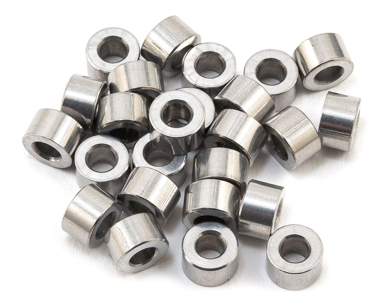 KNK 3mm x 3mm Aluminum Spacers Natural (25pcs)